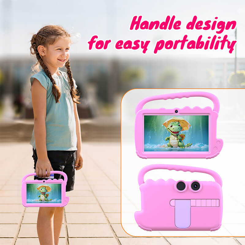 Interpad AT70K Kids Tablet 7-inch Android Durable Tablet PC Pink -5