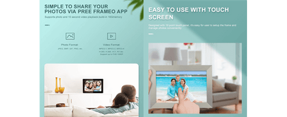 Interpad WF105T 10 inch Smart WiFi Digital Photo Frame detail