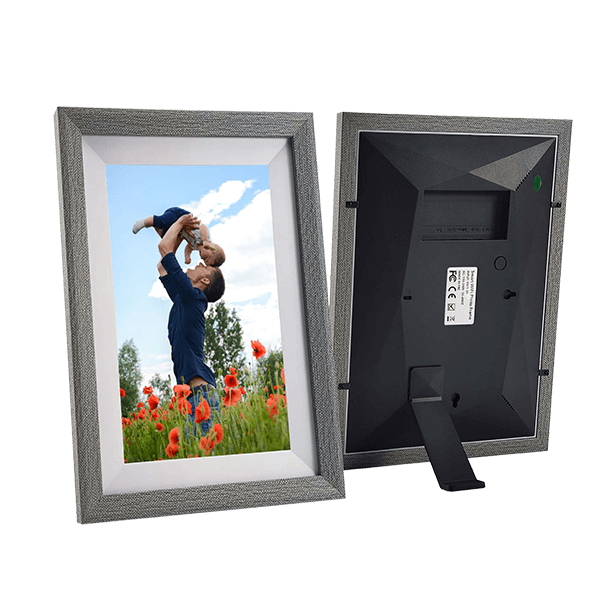 Interpad WF105TW 10 inch Wooden Smart WiFi Digital Photo Frame-3