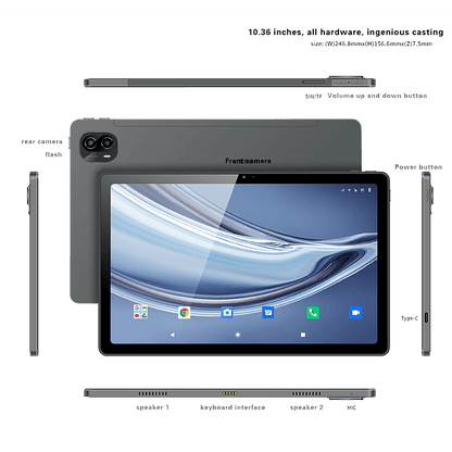 Interpad X30 Android Tablet 10.36-Inch IPS In-cell Screen Customizable black-4