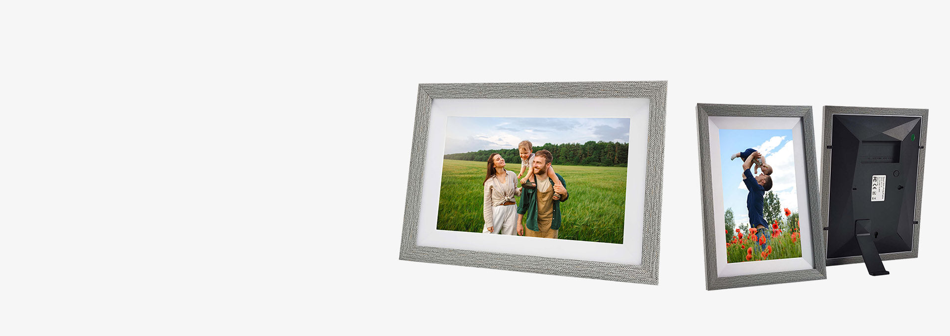 Interpad WF105TW 10 inch Wooden Smart WiFi Digital Photo Frame